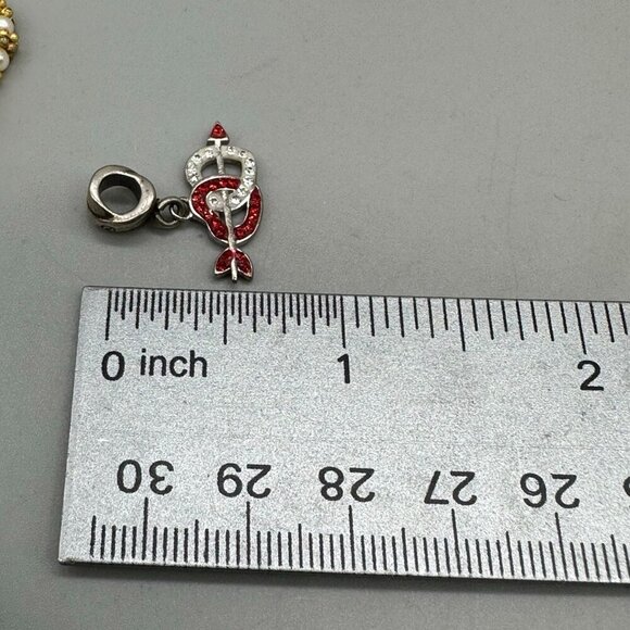 3/$30 Charmed Memories Charm 925 Sterling Silver Heart Arrow Dangle Kay Jewelers - Picture 10 of 12